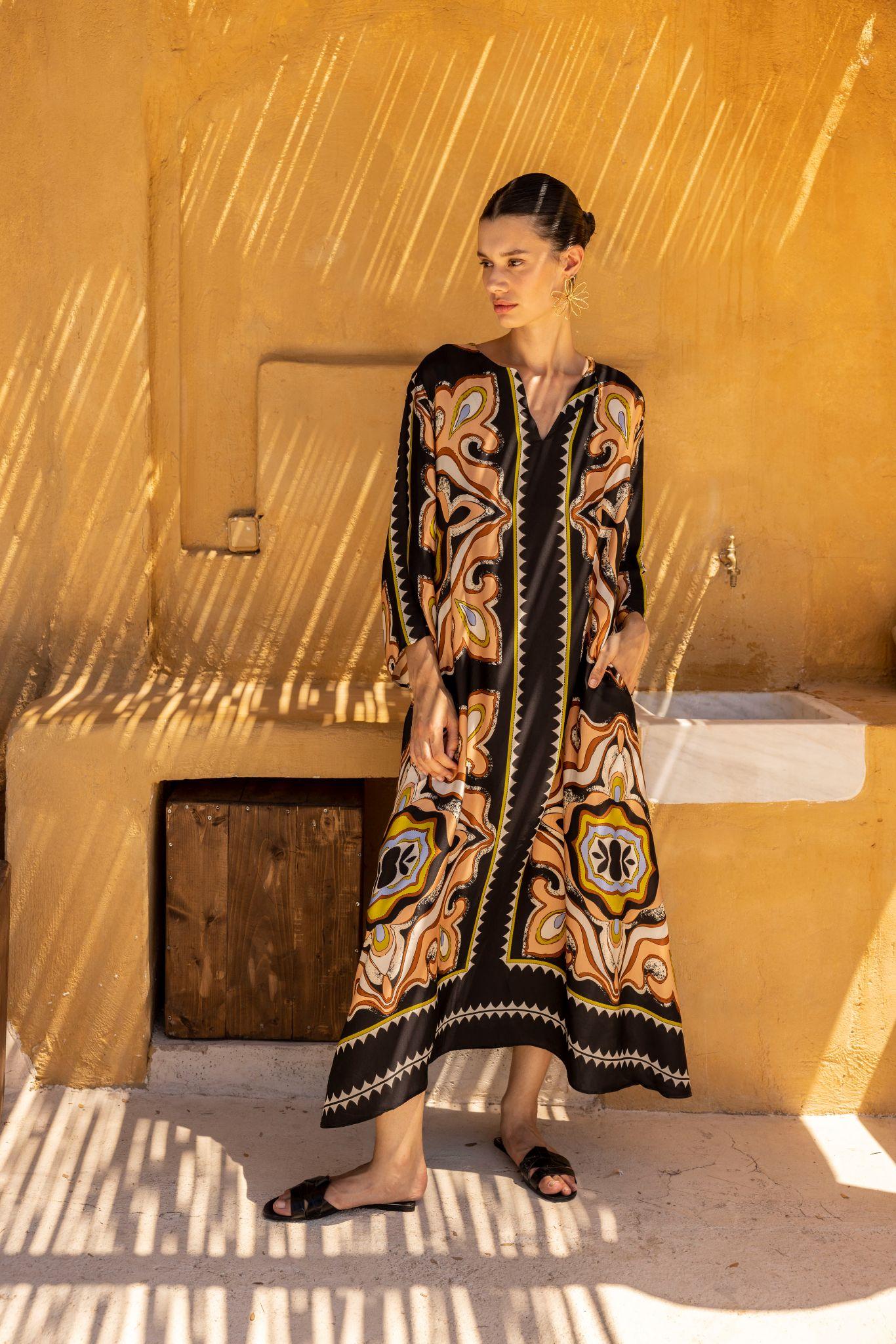 NEMA Midi Tunic Dress “LAYLA” - Arkos Shop